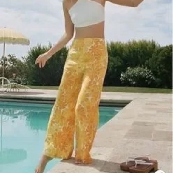 Anthropologie Pants - Anthropologie | Faithfull The Brand Ottavio Wide Leg Linen Pants | Size 6